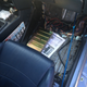Passenger footwell looks like someone disemboweled C3PO. Also note electrical connectors not actually connected to anything.
